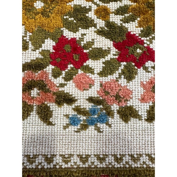 Group Muylle Belgium Tapestry Placemat Doily-Rectangle 17.5 x 13 Chenille VTG - Picture 3 of 11